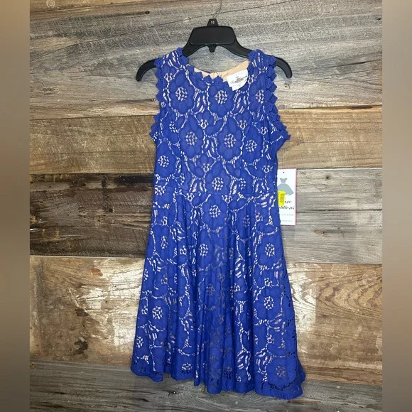 Rare Editions | Dresses | Rare Editions Blue Lace Kids Dress | Poshmark
